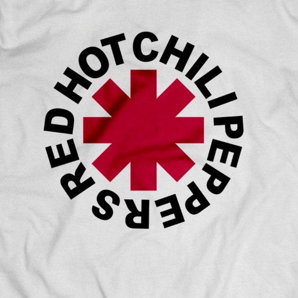RHCP Red Hot Logo White Band Tee - Picture 2 of 2